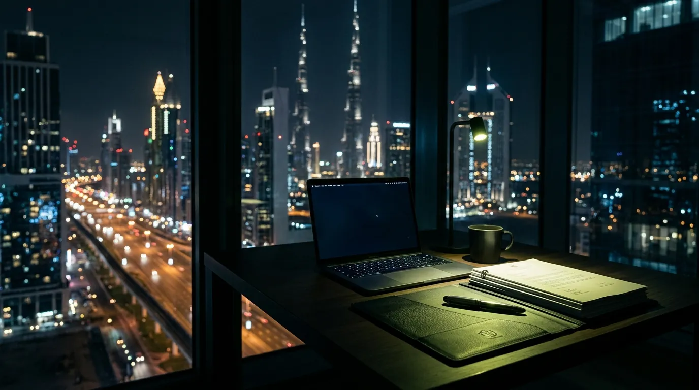 Company formation documents on an office desk